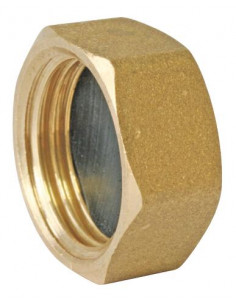 Bouchon de terminaison auto-étanche Femelle laiton Brut F1 2" 870-15