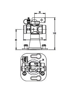 ROB GAZ SECURITE 1 4 TOUR M P 3 4 NF 9050-20 2