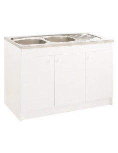 Meuble Sous Evier 120 cm 3P Hydrofuge 927-120
