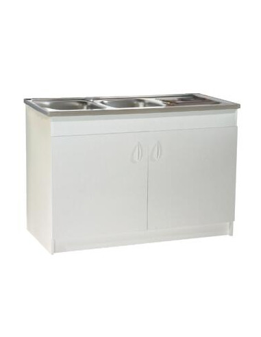 Meuble Sous Evier 80 cm 2 Portes 9311