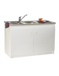 Meuble Sous Evier 90 cm 2 Portes 9314