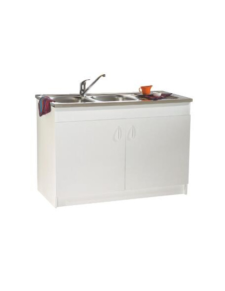 Meuble Sous Evier 90 cm 2 Portes 9314