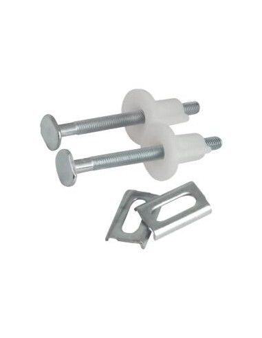 FIXATION ABAT. WC 75MM 2PLAQ. 2 ECROUS 935-11