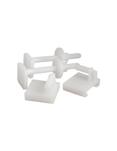 2 FIX ABAT. WC 75MM 2VIS TETE CARREE 935-14