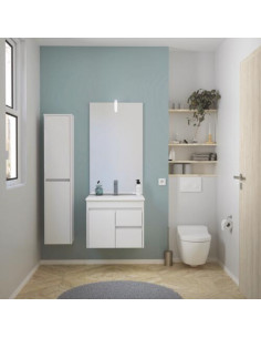 Meuble SDB affleur LUMPUR 60 spot simp 96760 2