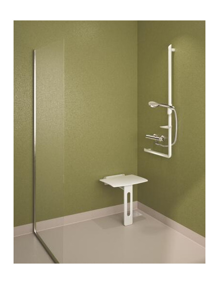 Siège douche rabattable BeLine blanc ZDEL1771
