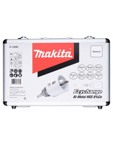 Coffret 7 Scies cloches Bi-Métal EzyChange MAKITA E-12295