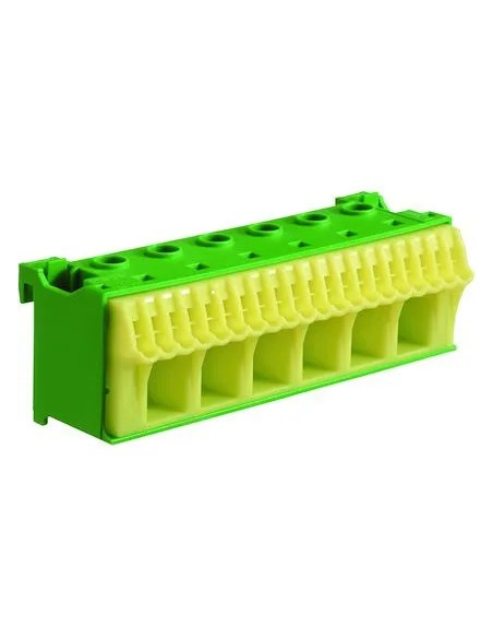 Bornier terre sans vis 20x4mm2 + 6x25mm2 HAGER KN26E