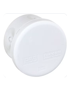 Boite IP55 ronde d60x40 960° entrée directe EUR'OHM 50021 2
