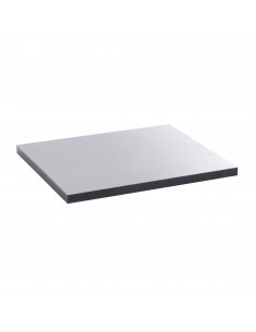 Plaque de finition pour couvercle métal finition inox pour boîte de sol version standard 16 modules ou 24 modules LEGRAND 088047