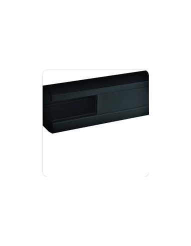 Goulotte d'installation clip45 TerCia TA-C45 90x55 1 compartiment noire IBOCCO B45111
