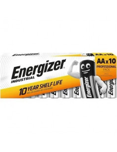 10 Piles Alcaline Energizer Industrial AA / LR06 361056 ENERGISER 7638900361056 2