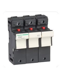 Porte-fusible TeSys 3 Pôles 125A pour fusible 22x58mm SCHNEIDER DF223C 2