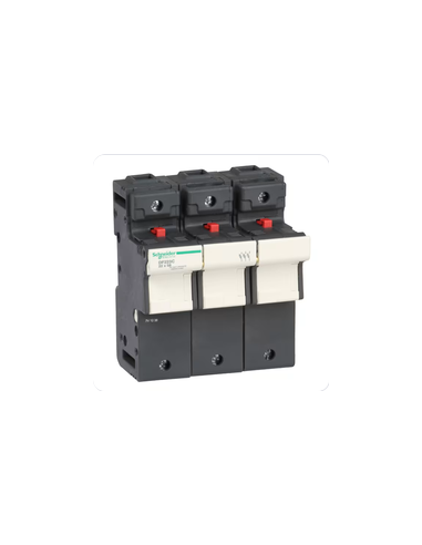 Porte-fusible TeSys 3 Pôles 125A pour fusible 22x58mm SCHNEIDER DF223C