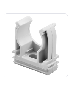 Clip à tube D.25mm Gris RAL7035 GEWISS GW50603 2
