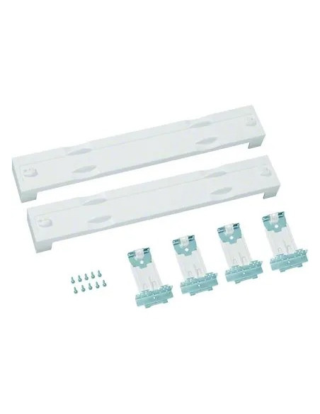 Jeu 2 plastrons pleins d'extrémité 1 travée h 75 mm l 500mm univers HAGER UD02F1