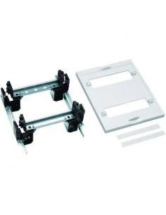 Unité équipement univers l250 h300 sans goulotte câblage pour appareillage modulaire 2 rangées x10 HAGER UD21B3 2