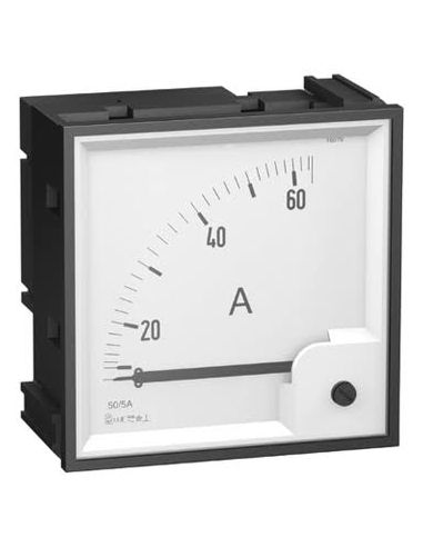 Cadran 3In 0-30-90A pour ampèremètre analogique 72x72mm dpt moteur SCHNEIDER 16006