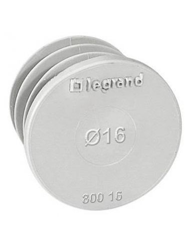 Obturateur Ecobatibox D16mm pour boîte d'encastrementLEGRAND 080016