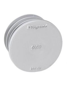 Obturateur Ecobatibox D25mm pour boîte d'encastrement LEGRAND 080025