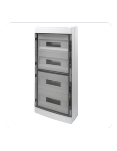 Coffret Saillie QUADRO 72 Modules(4 rangées de 18 modules) IP65 GEWISS GW40109BQ 2