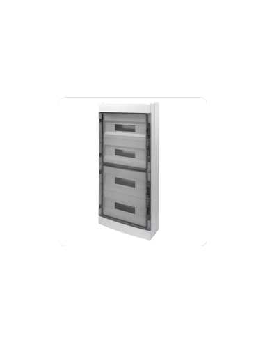 Coffret Saillie QUADRO 72 Modules(4 rangées de 18 modules) IP65 GEWISS GW40109BQ