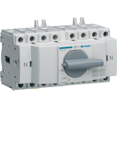 Commutateur modulaire 4 Pôles 40A HAGER HIM404