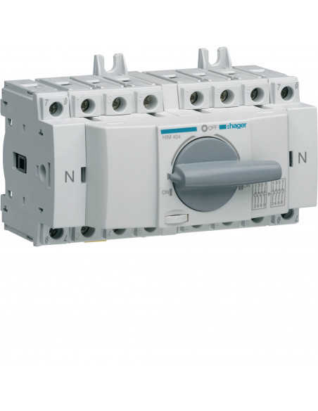 Commutateur modulaire 4 Pôles 40A HAGER HIM404