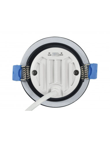 Spot Encastré rond fixe noir ASPEN LED 5,5W 36° 500lm 3000/4000K (CCT) ARIC 50749