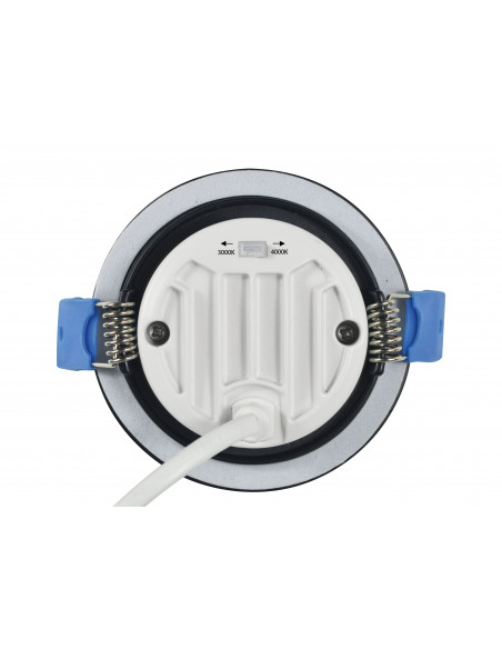 Spot Encastré rond fixe noir ASPEN LED 5,5W 36° 500lm 3000/4000K (CCT) ARIC 50749