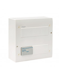 Coffret de communication éco 4xRJ45 Grade 2TV HAGER TN305