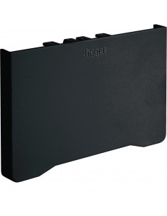 Embout queraz enclipsage direct pour goulotte d'installation GBD 50x85mm Noir HAGER GBD5008569011