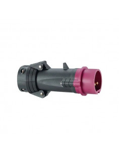 Fiche droite Hypra IP44 TBT 16A 20 à 25V 2 Pôles plastique LEGRAND 052421