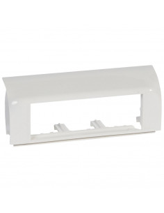 Support Mosaic 6 modules pour pose sur plinthe DLP 140x35mm blanc LEGRAND 031672