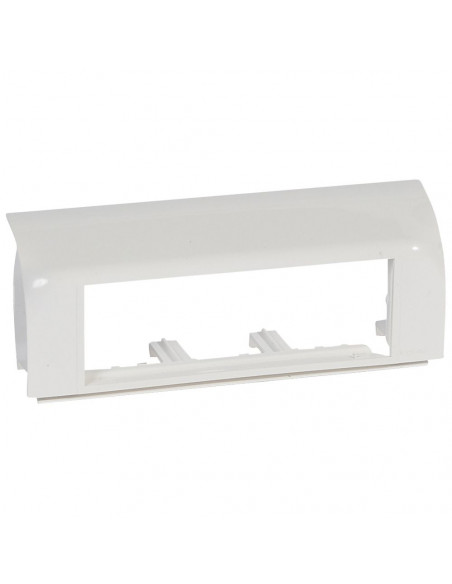 Support Mosaic 6 modules pour pose sur plinthe DLP 140x35mm blanc LEGRAND 031672