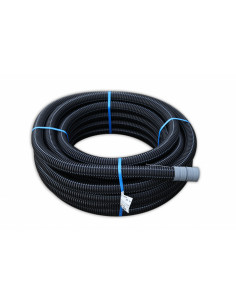 Gaine Flexichoc Noire Bande Grise TAP D.90mm/L.25m IK10 COURANT 12025120