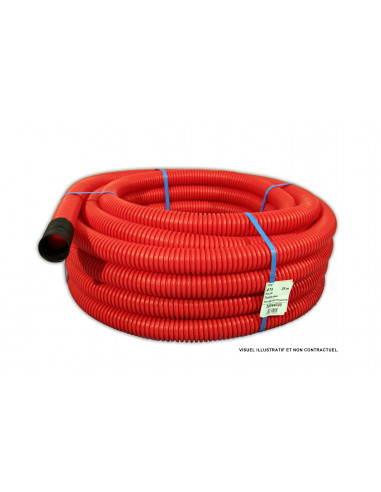 TPC rouge 110/50 Fourreau pour protéger les réseaux électricité COURANT 30065524