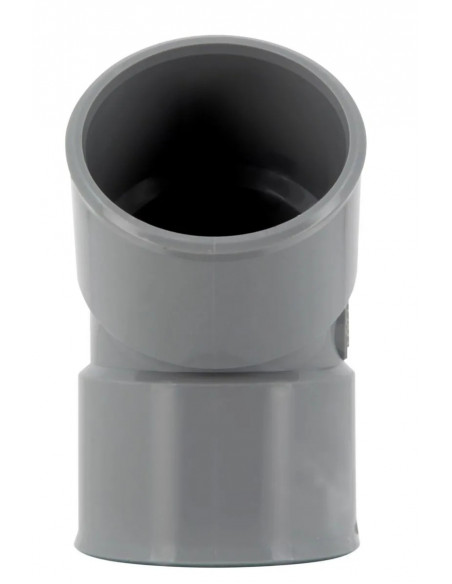 Coude femelle femelle 45° diamètre 40mm NICOLL CH44