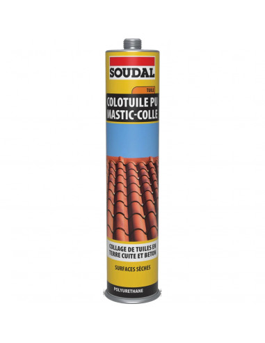 Mastic-colle Colotuile terre cuite 300ml SOUDAL 106335