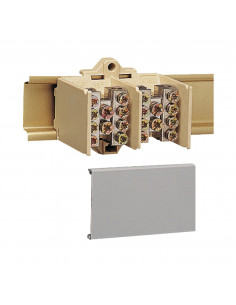 Bloc jonction 2 Pôles 2X25 + 4X16 avec couvercle de protection HAGER K023