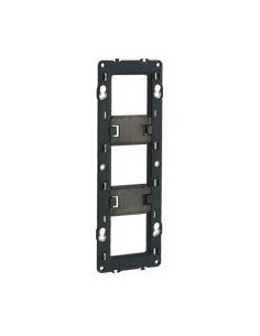 Support pour fixation à vis Batibox - montage horiz/vert -pour 3 postes -6/8 modules 80253