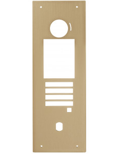 Facade aluminium anodisé champagne pour GTDMBLVN AIPHONE 200269