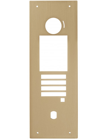 Facade aluminium anodisé champagne pour GTDMBLVN AIPHONE 200269