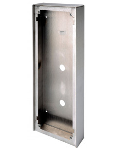 Cadre saillie inox avec visière 4 modules pour GTDMBLVN AIPHONE 200271