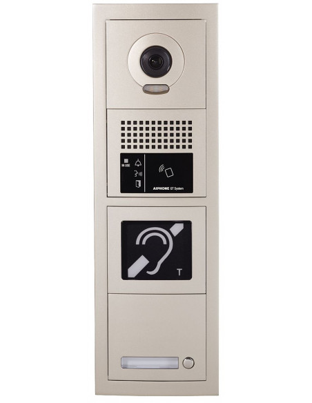 Platine vidéo modulaire 1BP BOUCLE MAGNETIQUE AIPHONE 200276