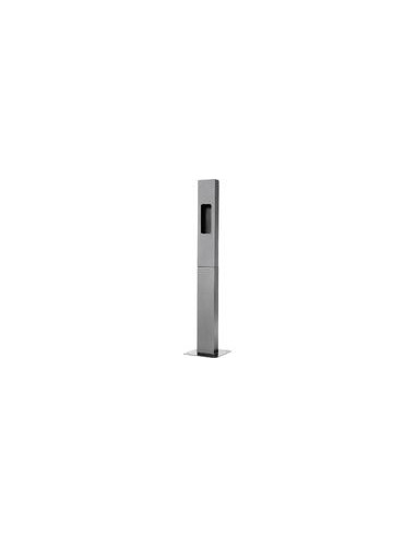 Potelet acier peint avec semelle de fixation pour platine JPDVFLBM AIPHONE 140022