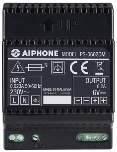 Alim.modulaire 230vac/6vcc 0 2A AIPHONE 110916