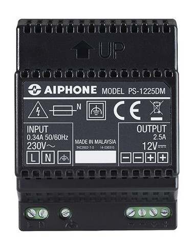 Alimentation modulaire 230vac/12vcc 2 5A AIPHONE 110915
