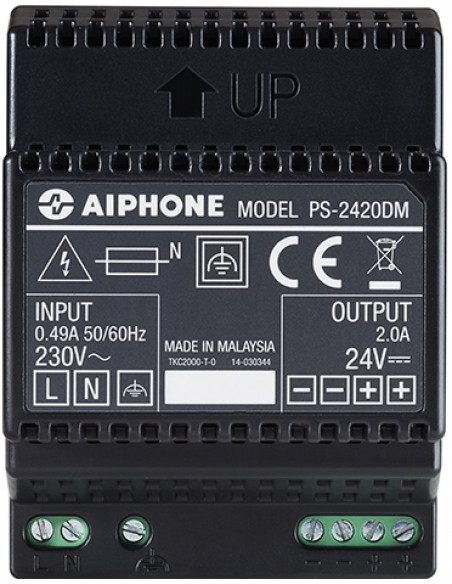 Alim.modulaire 230vac/24vcc 2A AIPHONE 110913