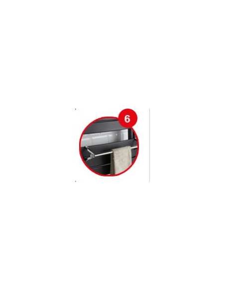Barre Support A Embout Anth pour seche-serviettes lames plates ADELIS NEFERTTITI NEFERTITI etroit ATLANTIC 850226